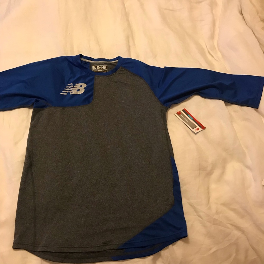 NWT New Balance Blue 3/4 sleeve